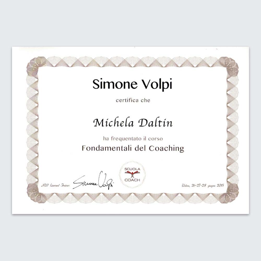 Fondamentali del Coaching